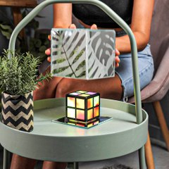 WOW Cube DIY inside glowing lamp 💡 Glass and cube light trick! 🍃