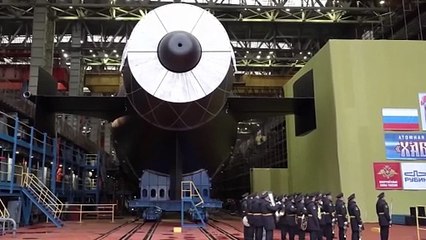 Rússia lança novo submarino nuclear ‘Khabarovsk’