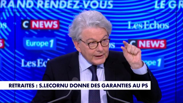 Suspension de la réforme des retraites : «On va dans le mur», assure Thierry Breton