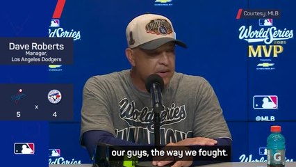 Roberts 'elated and proud' after Dodgers seal 'special' World Series win