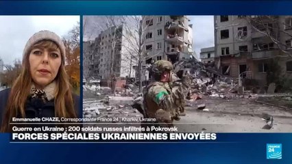 Guerre en Ukraine : 200 soldats russes infiltrés à Pokrovsk