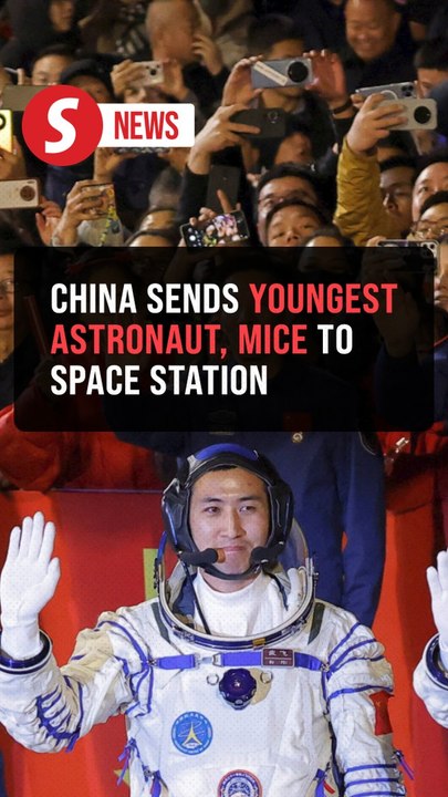 China's Shenzhou-21 sends youngest astronaut, mice to 'Heavenly Palace' space station