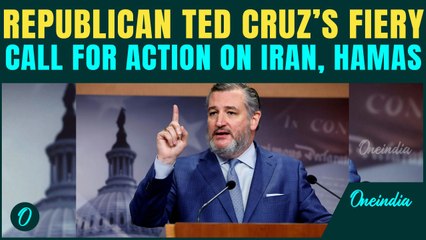 Republican Sen Ted Cruz Demands BOMBING Iran Nukes | Total Destruction of Hamas | Wipe-Out Hezbollah