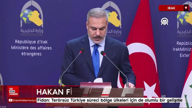 Hakan Fidan: Terörsüz Türkiye süreci bölge ülkeleri için de olumlu bir gelişme