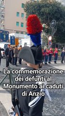 Anzio - La commemorazione dei defunti al monumento ai caduti di Anzio  (02.10.25)