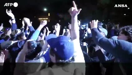 World Series di baseball, e' ancora Dodgers: la gioia dei tifosi a Los Angeles