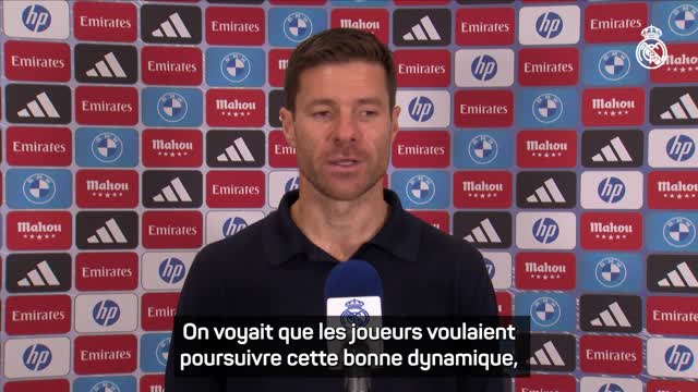 Real Madrid - Xabi Alonso salue la victoire collective