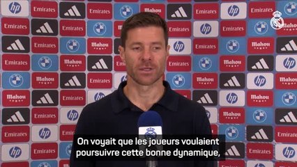 Real Madrid - Xabi Alonso salue la victoire collective