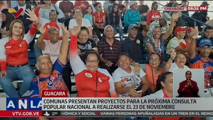 Carabobo | Proyectos considerados por las comunidades organizadas son presentados en Guacara