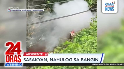 Sasakyan, nahulog sa bangin sa Sigma, Capiz | 24 Oras Weekend