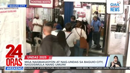 Mga nagbakasyon at nag-Undas sa Baguio City, nagsisimula nang umuwi| 24 Oras Weekend