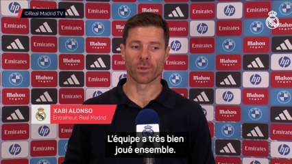 Xabi Alonso salue la victoire collective