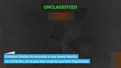 Estados Unidos ataca una nueva lancha en el Caribe