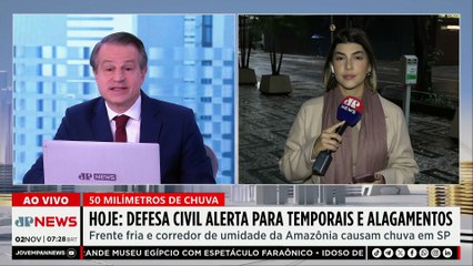 Defesa Civil de SP emite alerta para temporais e alagamentos na capital