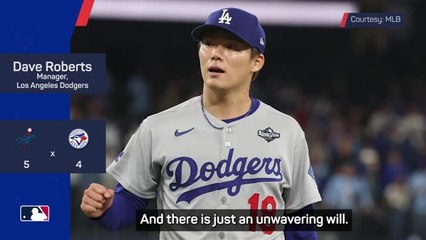 Roberts in awe of 'unheard of' performance from World Series MVP Yamamoto