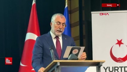 Bakan Işıkhan İsveç'te 'Göçün 60. Yılı' programına katıldı