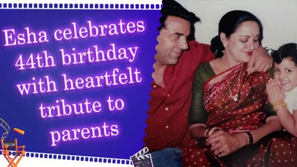 Esha Deol shares adorable childhood picture with parents on her special day