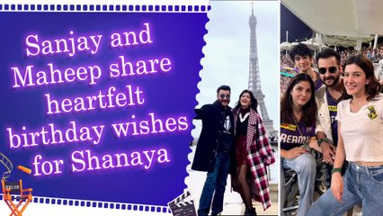 Sanjay Kapoor says 'keep smiling' as he wishes her daughter Shanaya on her birthday