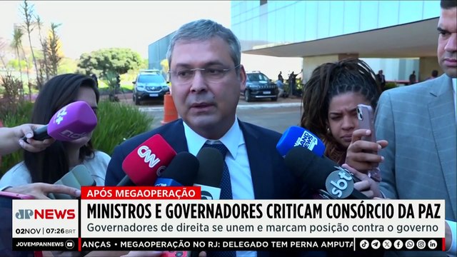 CASTRO SOBE NAS PESQUISAS APÓS MEGAOPERAÇÃO / CONTA DE LUZ MAIS CARA | JORNAL DA MANHÃ - 02/11/2025