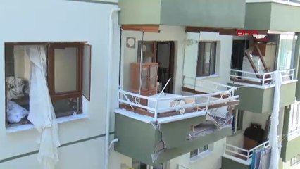 Ankara'da doğal gaz borusu kesilen dairede patlama