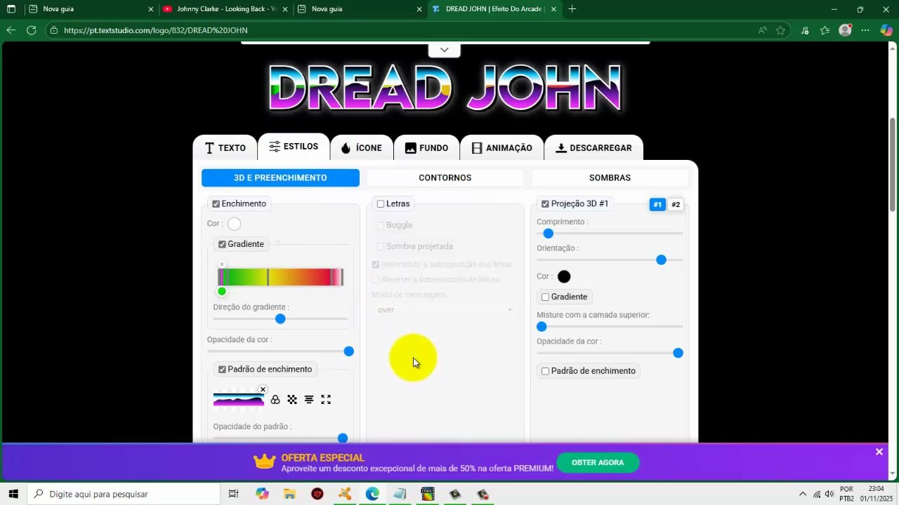 Como Fazer Frase ou Logo Nas Cores Reggae - PhotoFiltre + TextStudio
