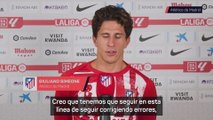 NICO Y GIULIANO en ZONA MIXTA tras el ATLÉTICO DE MADRID 3 - SEVILLA 0