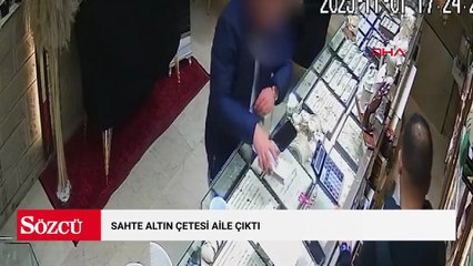 Anne ve 2 Çocuğundan Sahte Altın Vurgunu