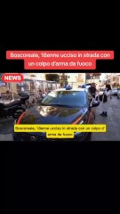 Boscoreale, 18enne ucciso in strada con un colpo d'arma da fuoco