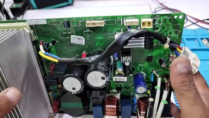 Gree Dc inverter  ac E6 error code outdoor pcb Dc inverter ac pcb training center #561