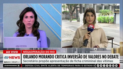 Megaoperação no RJ: Orlando Morando critica inversão de valores no debate sobre ação
