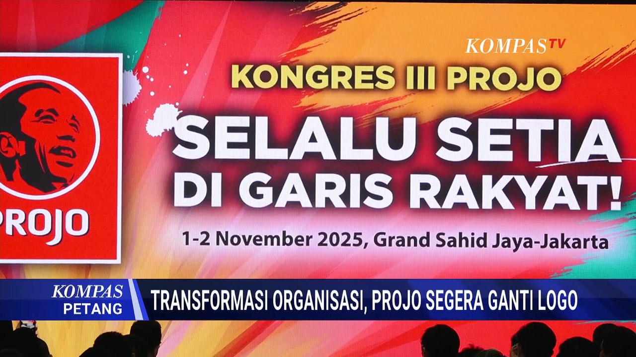 Transformasi Projo, Logo Siluet Jokowi Diganti Apa? | KOMPAS PETANG ...