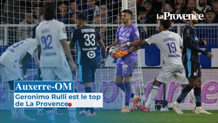 Auxerre-OM : Geronimo Rulli est le top de La Provence