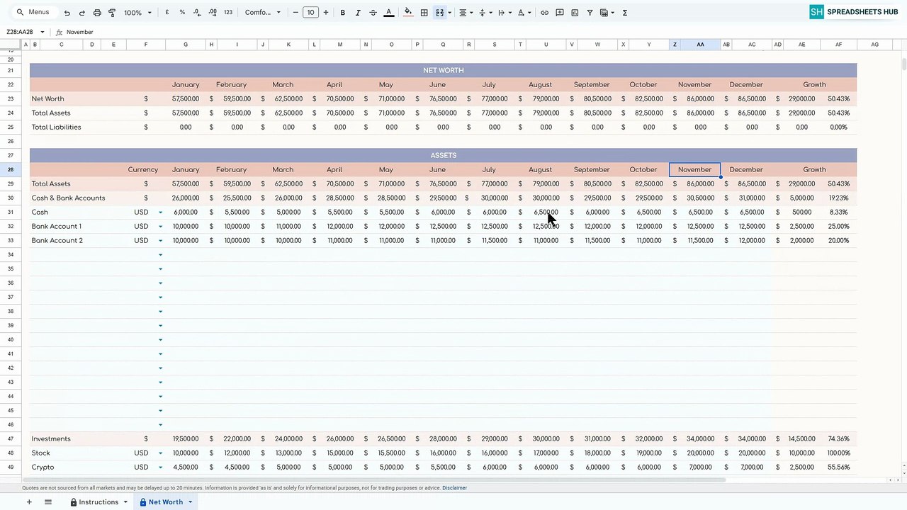 How to Use Net Worth Tracker | Step-by-Step Guide