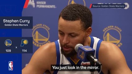 Curry takes responsibility for Warriors loss