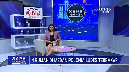 4 Rumah di Medan Ludes Terbakar, Kerugian Capai Rp700 Juta | SAPA MALAM