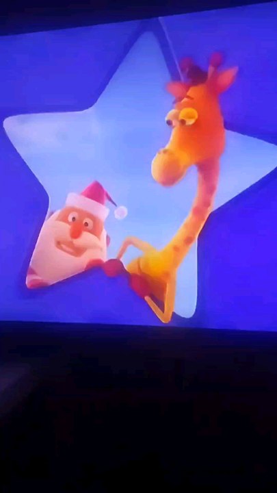 Santa and Geoffrey are Hugging Each other/Toys R Us/Toys R Us Commercial Christmas 2012