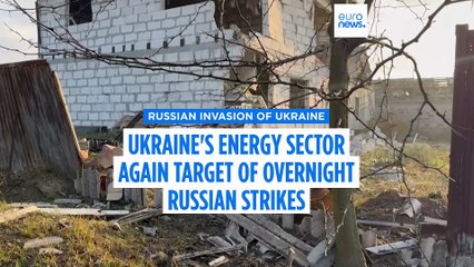 Ukraine's energy sector again target of overnight Russian strikes