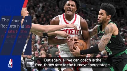 Mazzulla rues defeat against Rockets as free-throw issues continue