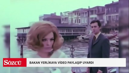 Bakan Yerlikaya usta oyuncunun görüntülerini paylaşıp uyardı: Buna bir 'dur' demeliyiz