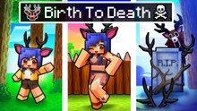 BIRTH to DEATH of the FOREST DEER in Minecraft! Part 1
