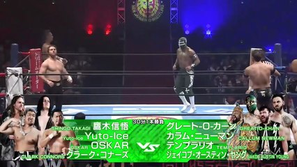 Callum Newman, Great-O-Khan, Jakob Austin Young & Templario vs. Clark Connors, OSKAR, Yuto-Ice & Shingo Takagi: NJPW Hiroshi Tanahashi Final Homecoming (11/2/2025)