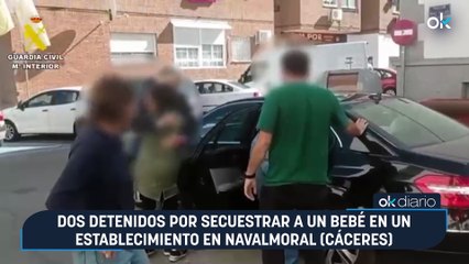 Dos detenidos por secuestrar a un bebé en un establecimiento en Navalmoral (Cáceres)