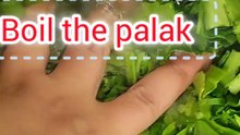Spinach and potatoes vegetable easy way of making Aalo palak