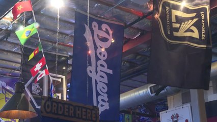 Fans roar as Dodgers win World Series