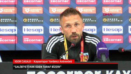 Kayserispor cephesinden galibiyet açıklaması: Hak ettik!