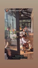 Η στιγμή που βαπτίζεται ο γιος του Ιωάννη Απέργη