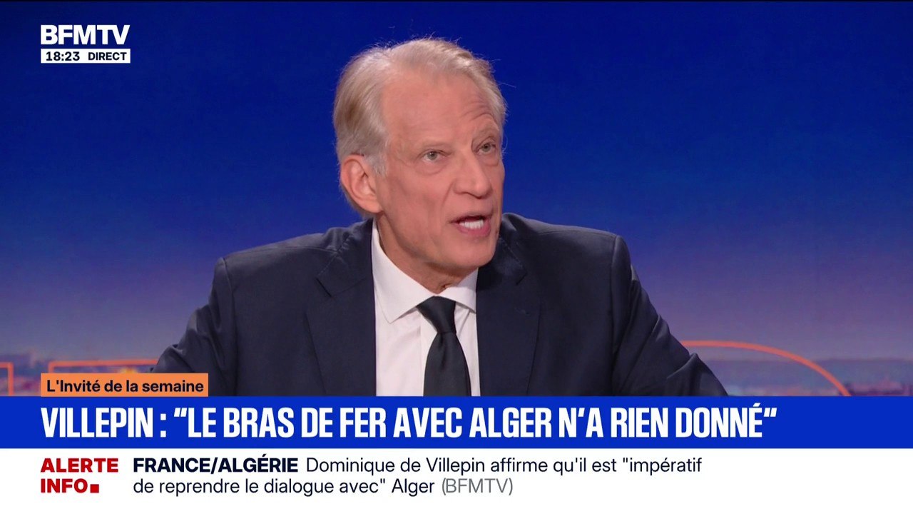 Budget à l'Assemblée nationale: pour Dominique de Villepin, ancien Premier ministre, "il est quasiment impossible d'imaginer que ce budget puisse être voté"