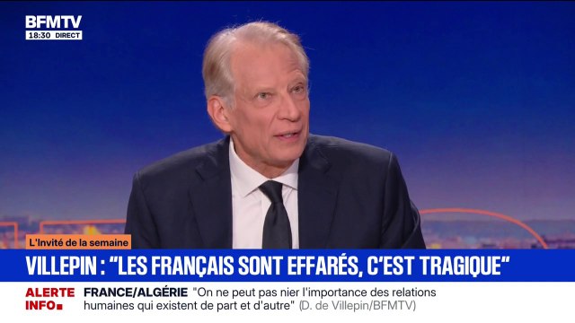 Nicolas Sarkozy en prison: pour Dominique de Villepin, ancien Premier ministre, l'ancien président de la République, est un justiciable qui doit répondre devant la justice et qui a été condamné