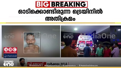 ഓടിക്കൊണ്ടിരുന്ന ട്രെയിനിൽ അതിക്രമം, യുവതിയെ തള്ളിയിട്ടു, ഗുരുതര പരിക്ക്