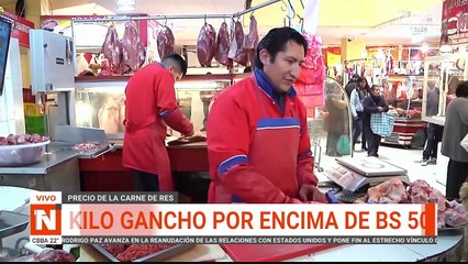 PRECIO ELEVADO DE LA CARNE LA PAZ